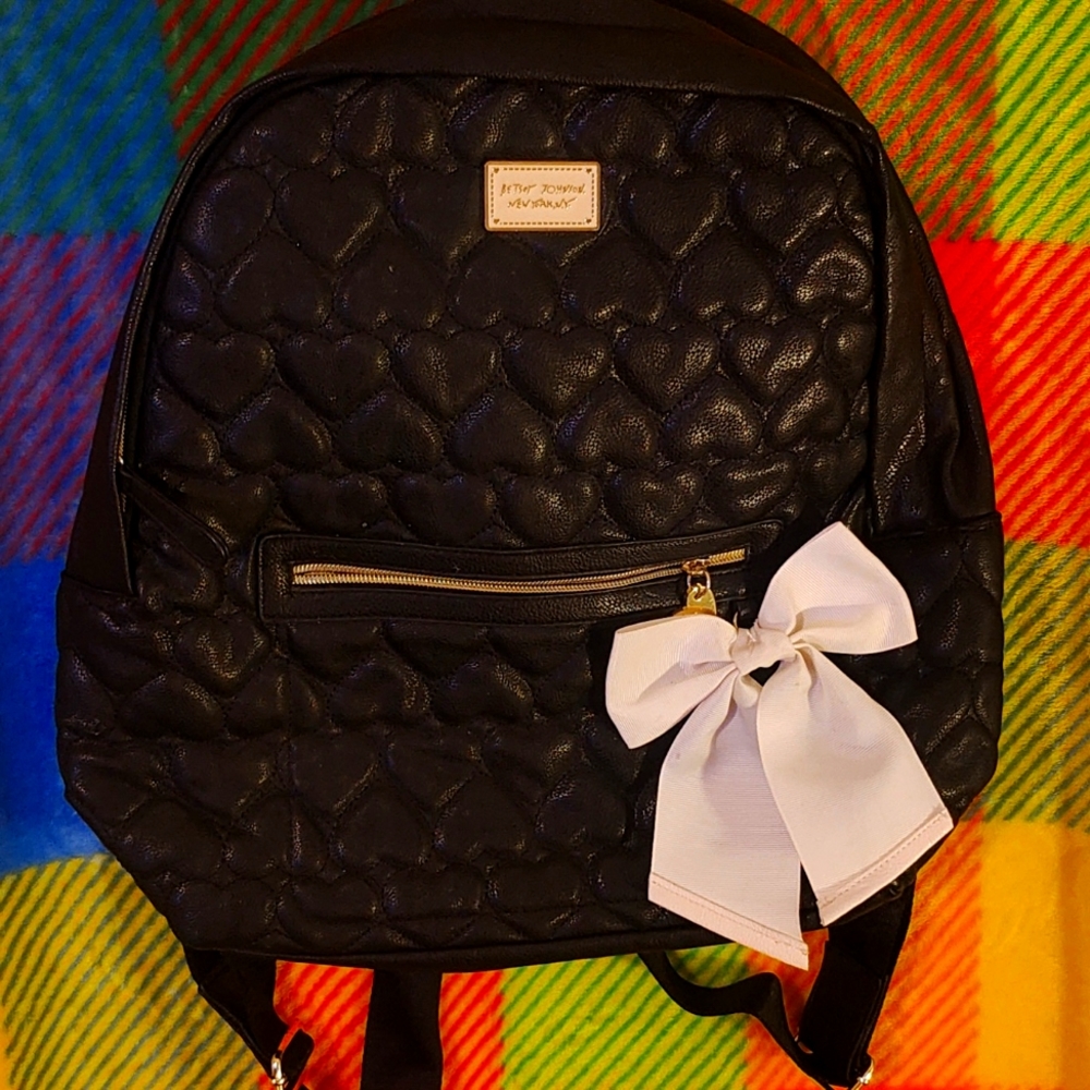 Betsey Johnson Quilted Backpack